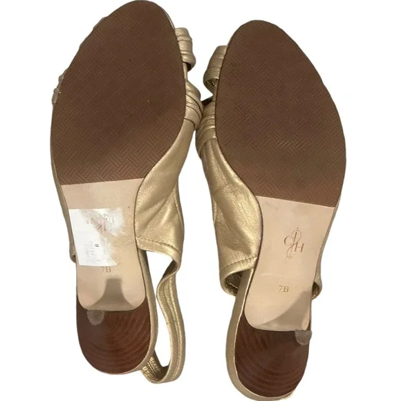 Cole Haan Gold Heels - Picture 12 of 15